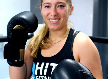 Kat Sasser Hits Boxing Club and Fitness Instructor in Lexington Kentucky