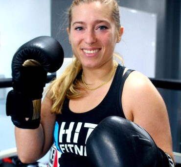 Kat Sasser Hits Boxing Club and Fitness Instructor in Lexington Kentucky